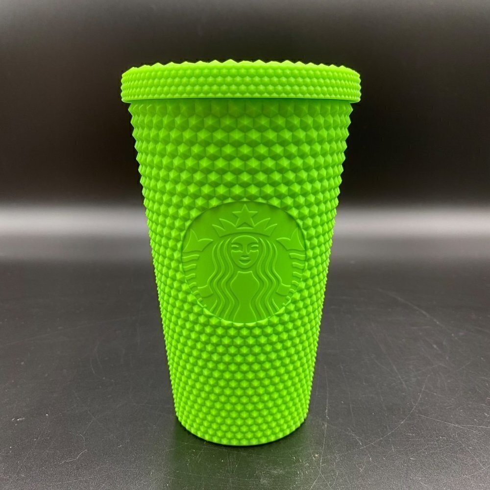 Starbucks Neon Green Studded 16oz Tumbler